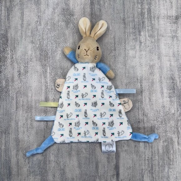 Peter Rabbit Baby Comforter Plush Soft Toy Rainbow Designs Lovey Child Rainbow - Picture 1 of 7